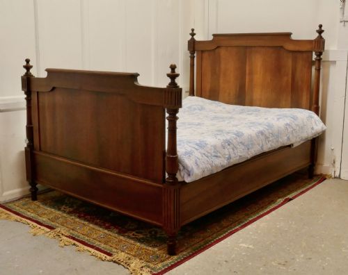 fig 2. 19th Century French Walnut Double Bed