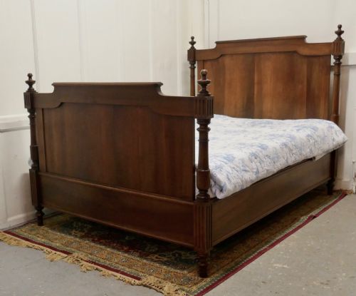 fig 3. 19th Century French Walnut Double Bed