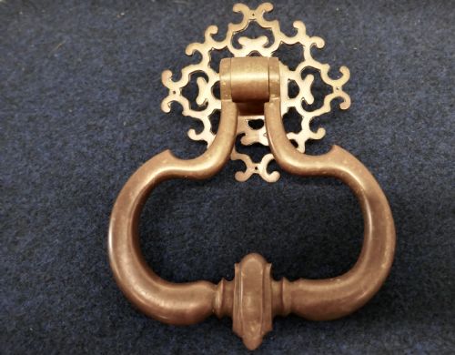 A Very Large 19th Century Brass Door Knocker,