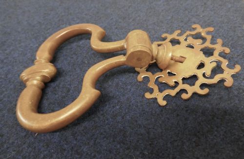 fig 3. A Very Large 19th Century Brass Door Knocker,