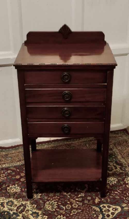 fig 1. Edwardian Mahogany Music Filing Cabinet