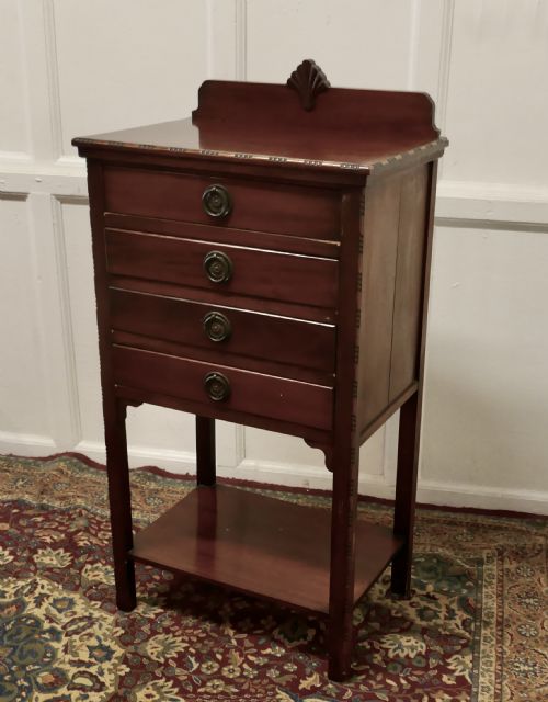 fig 2. Edwardian Mahogany Music Filing Cabinet