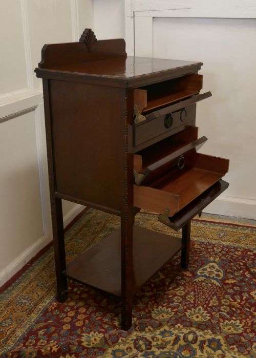 fig 3. Edwardian Mahogany Music Filing Cabinet