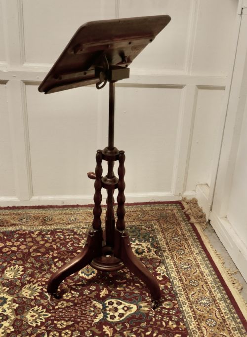 fig 4. 19th Century Mahogany Reading or Music Stand