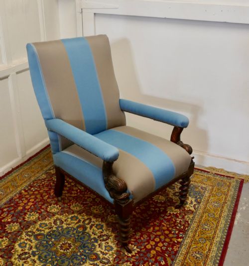A Fine Quality William IV Mahogany Arm Chair
