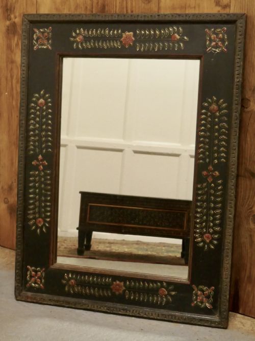 fig 1. Folk Art Painted Wall Mirror