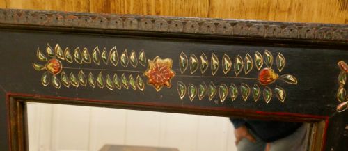 fig 2. Folk Art Painted Wall Mirror