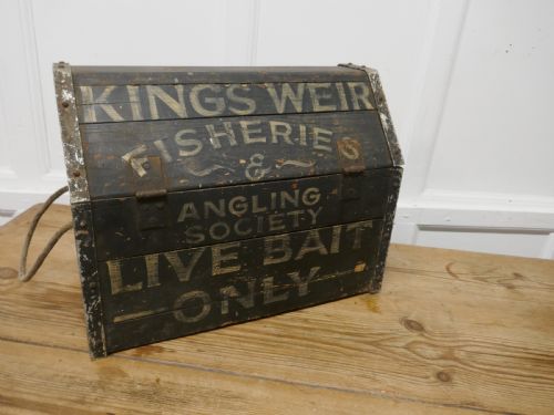 fig 3. A Victorian Pine Fishing Bait Box