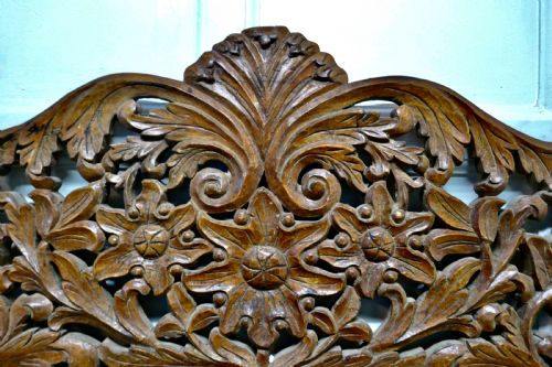 fig 2. 19th Century Carved Wall Hanging Coat Rack