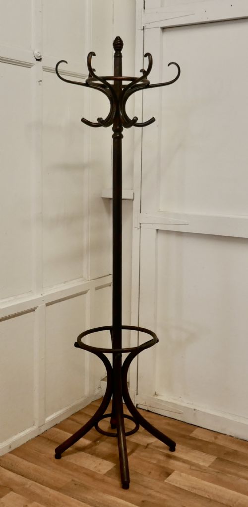 European Dark Beech Bentwood Hall Stand By, Drevounia