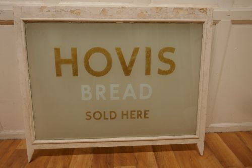 Hovis, Etched Glass Bakery Advertising Window Sign