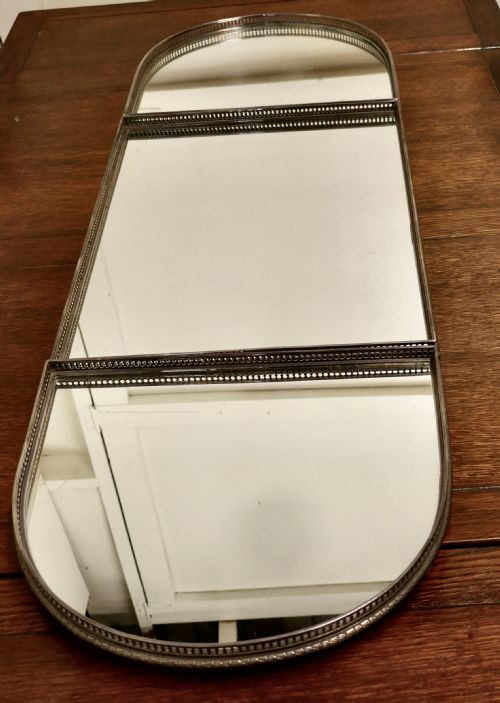 fig 2. Art Deco Plateau de Buffet, French Mirrored Silver Sideboard Trays