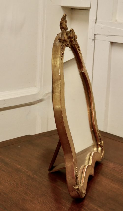 fig 1. French Gilt Dressing Table and Wall Mirror