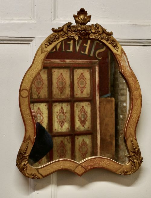 fig 2. French Gilt Dressing Table and Wall Mirror