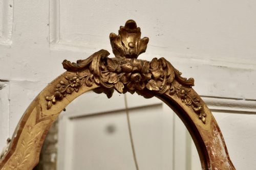 fig 4. French Gilt Dressing Table and Wall Mirror