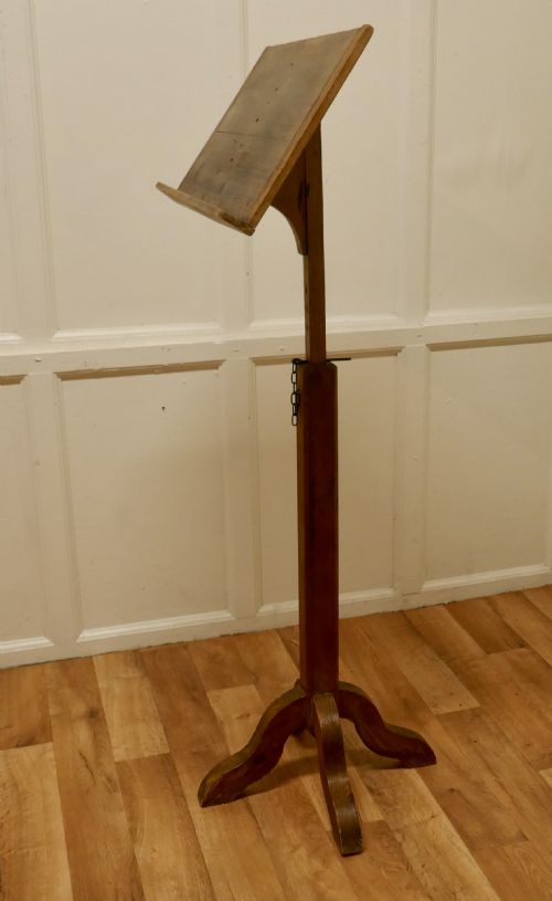 fig 1. Large French Rustic Pine Menu Board, Reading Stand