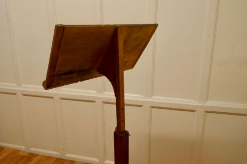 fig 2. Large French Rustic Pine Menu Board, Reading Stand
