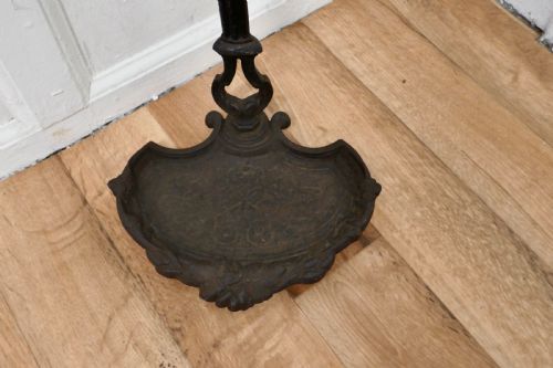 fig 2. French Art Nouveau Cast Iron Walking Stick Stand or Umbrella Stand
