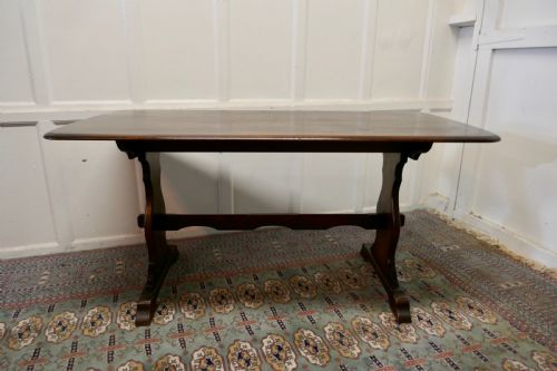 fig 2. Arts and Crafts Country Oak Refectory Table