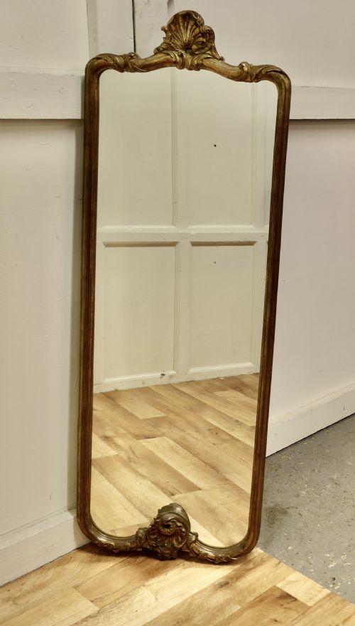 Long French 19th Century Louis Philippe Wall Mirror