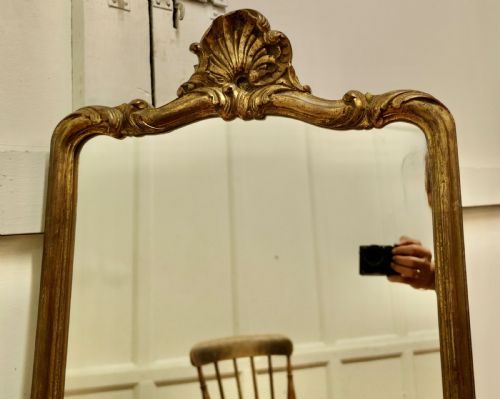 fig 3. Long French 19th Century Louis Philippe Wall Mirror