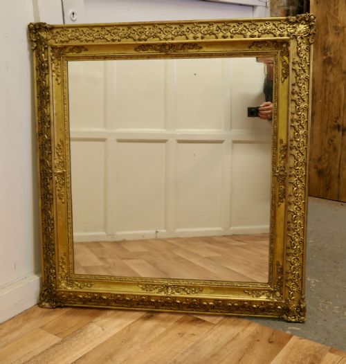 fig 1. Lovely Square Gilt Rococo Wall Mirror