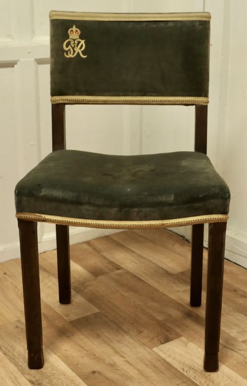 1937 George VI Coronation Chair from the Coronation of  the Queen’s Father