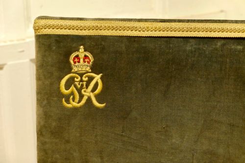 fig 1. 1937 George VI Coronation Chair from the Coronation of the Queen’s Father