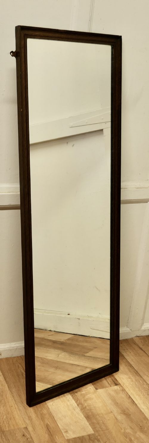 Tall Oak Wall Hanging Dressing Mirror