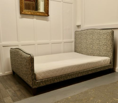fig 1. Charming 19th Century French Upholstered Double Bed