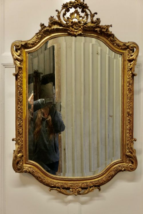 fig 1. Superb 19th Century French Gilt Pier Mirror