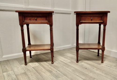 Pair of French Country Bedside Cabinets by Camille & Vence