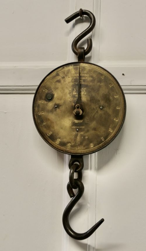 Vintage Salter Spring Balance 200lbs No. 20t  Weighing Scales