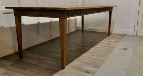 fig 1. A Very Large Farmhouse Fruitwood Dining Table