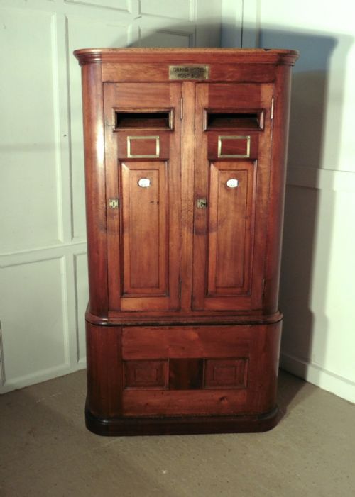 fig 1. A Large Victorian Hotel Post Box, Country House Letter Box.