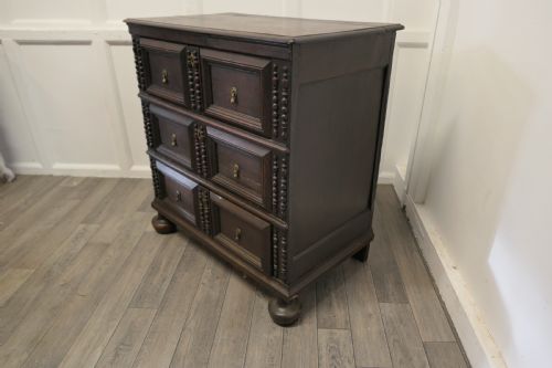 fig 1. Early 19th Century Small Oak Chest of Drawers