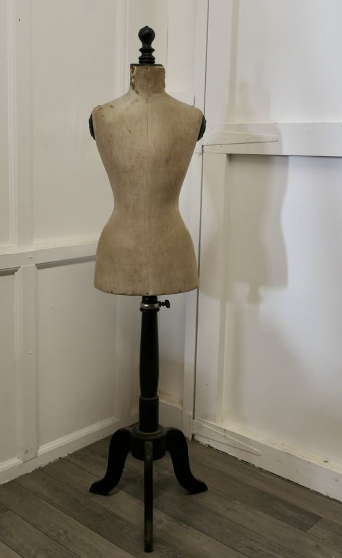 A Petite Teenage Wasp Waist Mannequin, Dressmakers Dummy