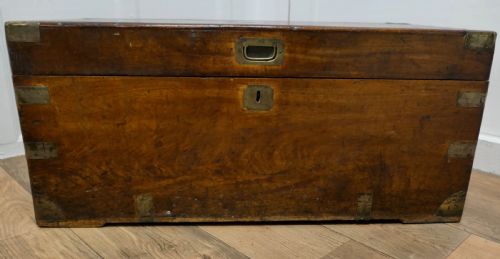 A 19th Century Camphor Wood Campaign Chest,