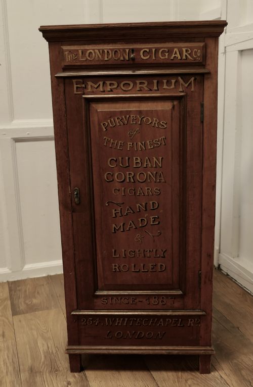 Victorian Humidor Painted for the London Cigar Co Store Display