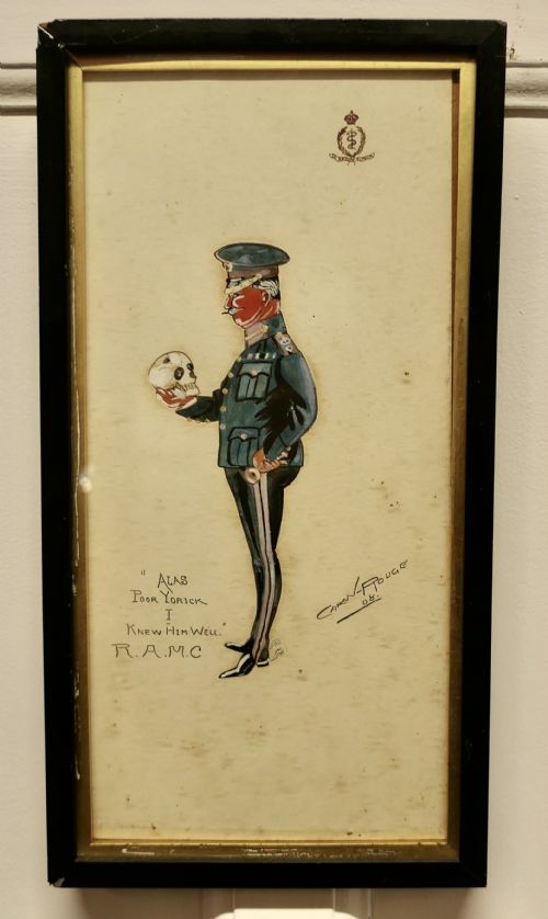 A Caran Rouge Signed Watercolour Painting From1908