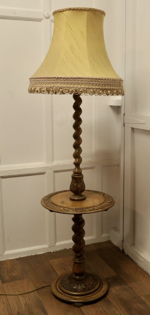 Gothic Style Barley Twist Floor Lamp Table535