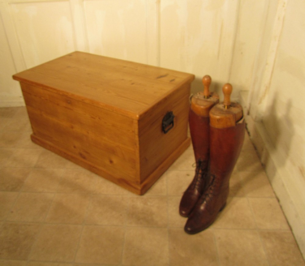 Large Victorian Pine Blanket Box or Coffee Table