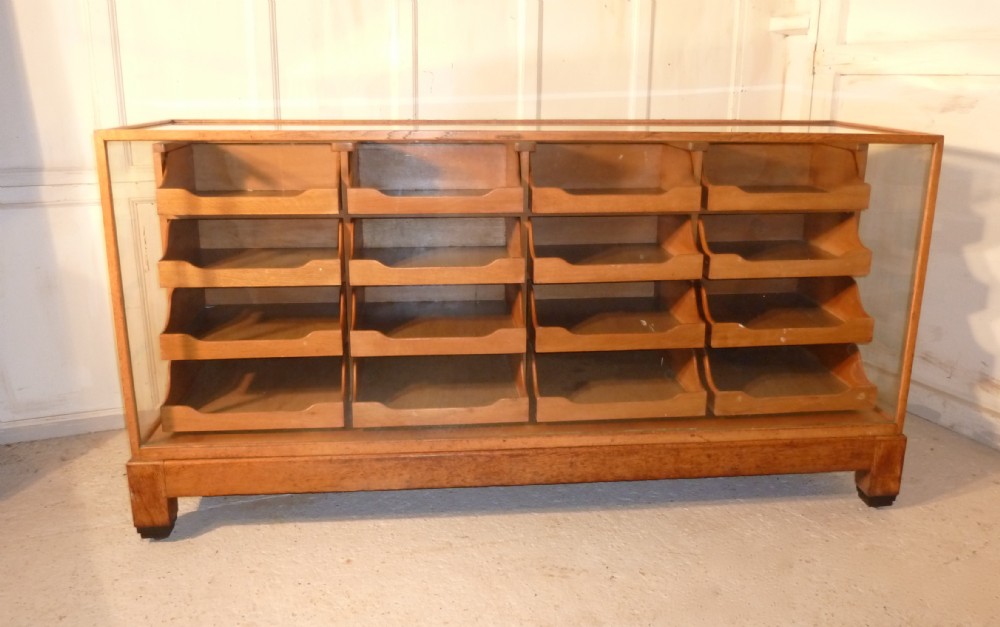 Vintage Art Deco Haberdashery Shop Counter, Shop Display