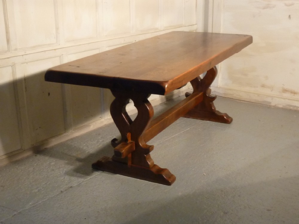 A Large French Oak Refectory Table, Table  Monastère