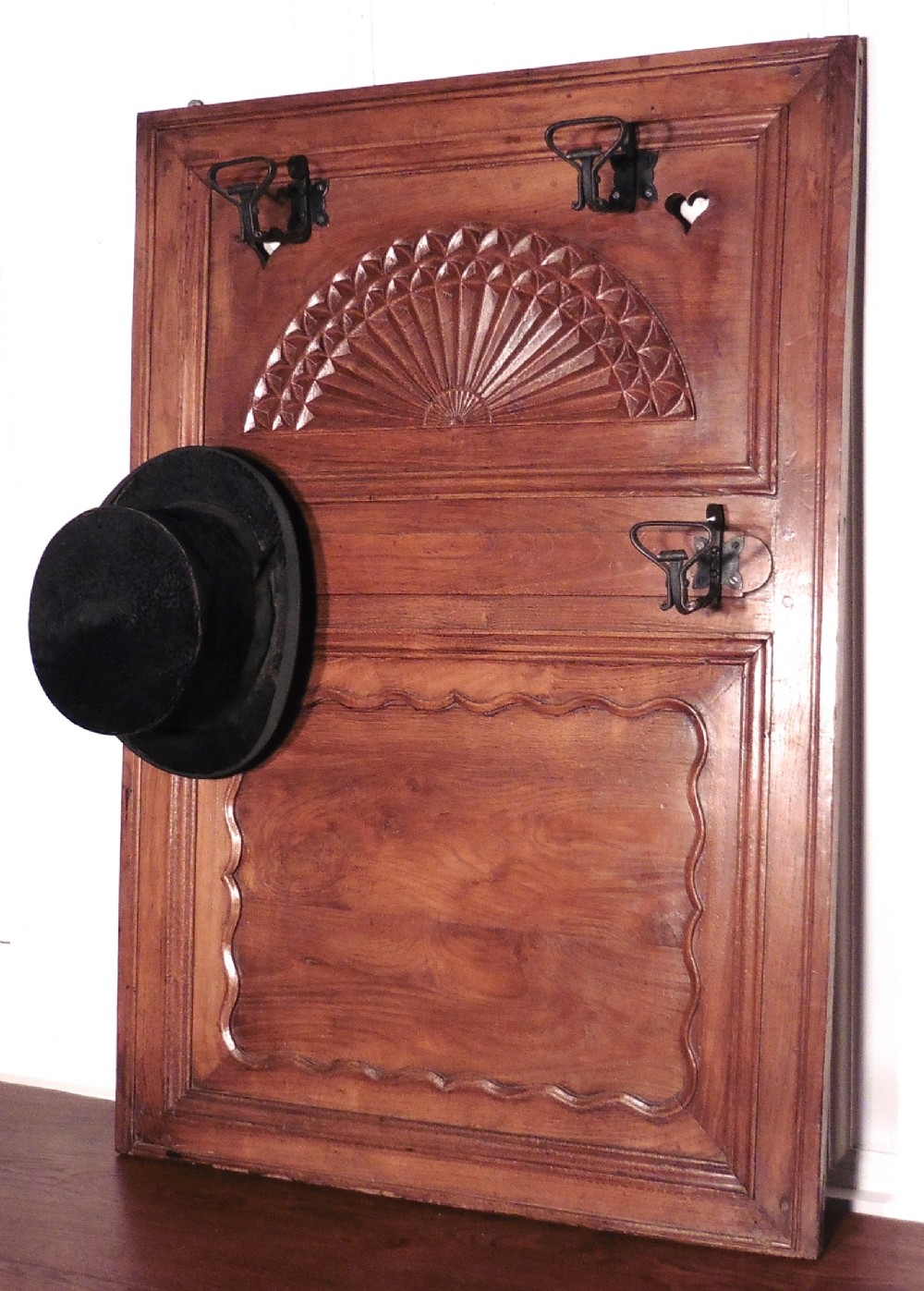 French Carved Hat and Coat Hooks, Coat Stand