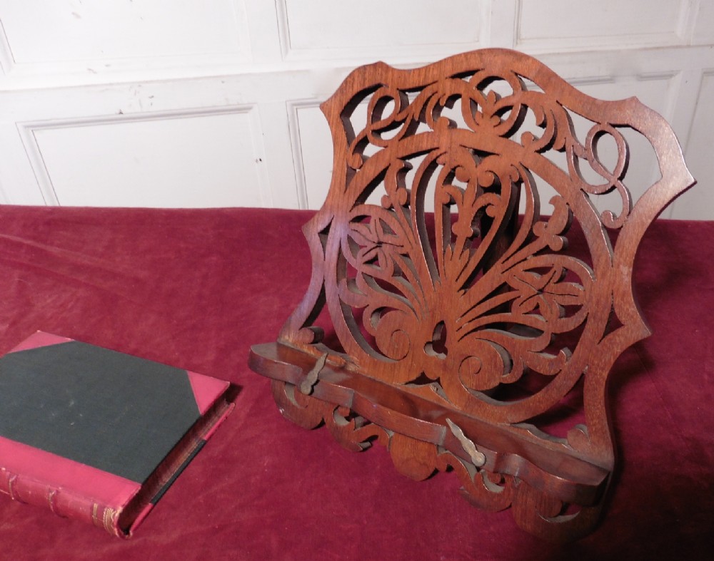 Mahogany Book Rest or Reading Stand