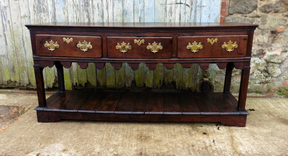 Period Oak Cottage Dresser Base
