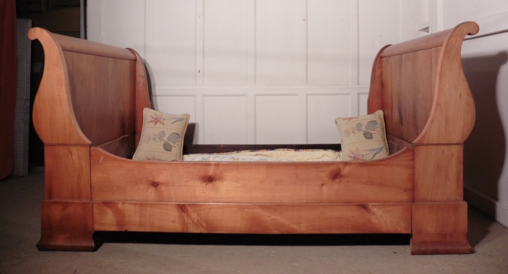 19th Century French Empire Style Single Day Bed,  