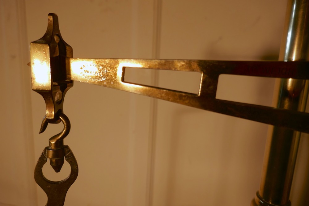 Superb set of Brass Sweetie Balance Scales by Avery View V
