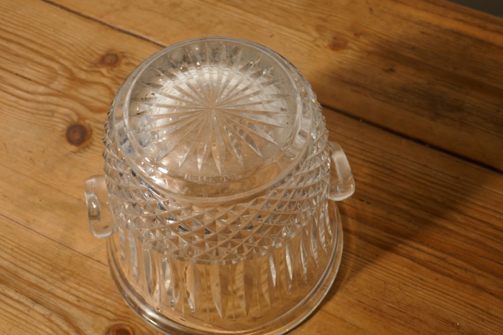St Louis Crystal Tommy Ice Bucket, Hand Cut French Crystal Wine Cooler View VII